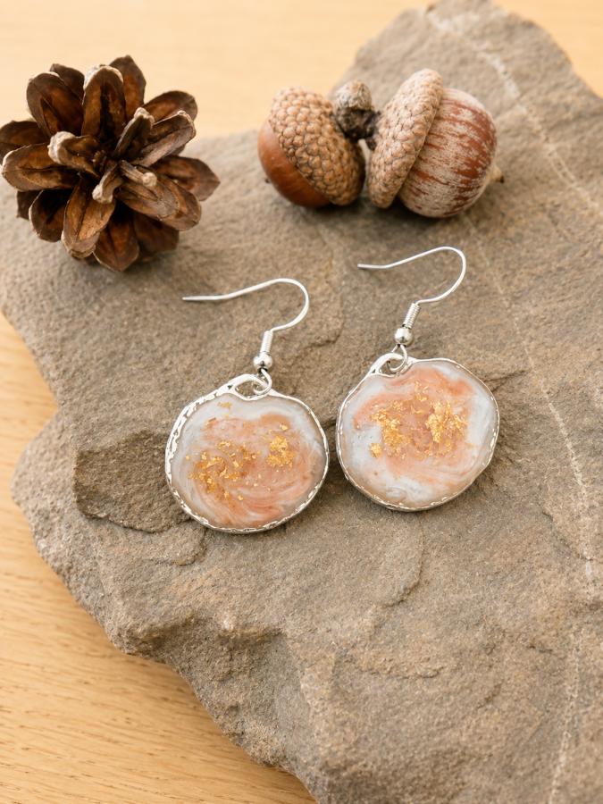 Boucles d’oreilles « Éclat Cuivré » 