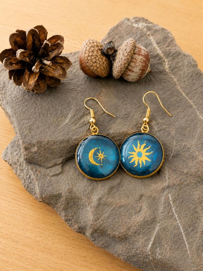 Boucles d’oreilles « Alliance Céleste »