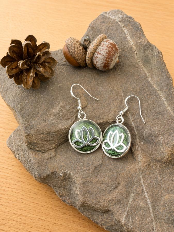 Boucles d’oreilles « Lotus » 