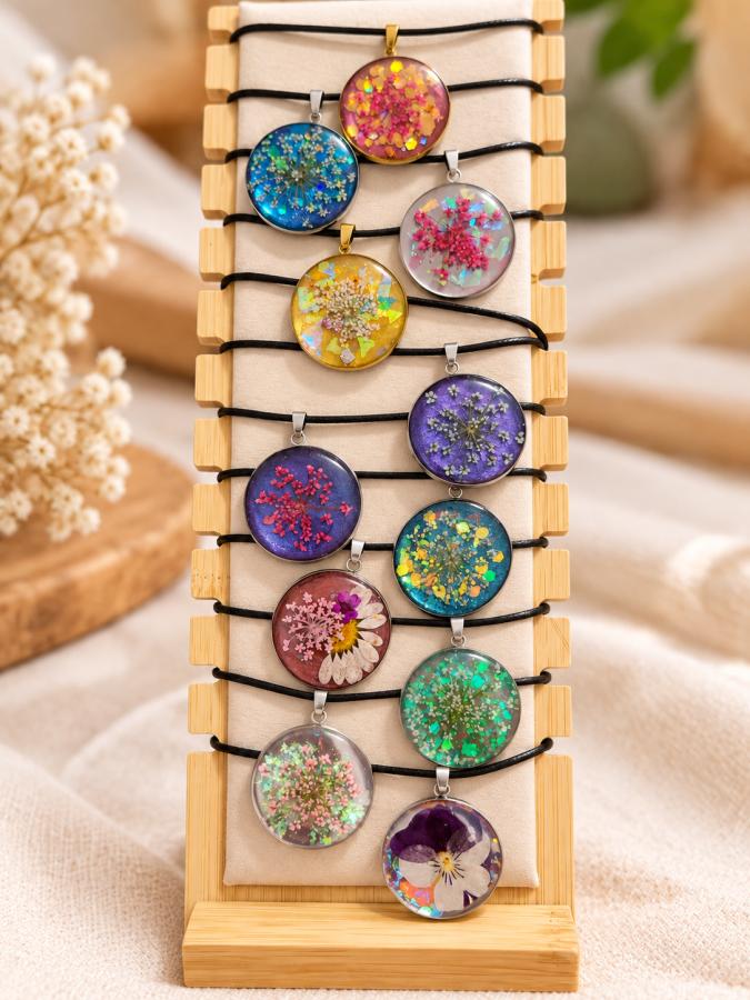 Pendentifs floraux