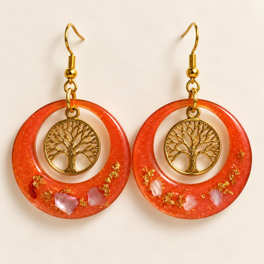 Boucles d’oreilles   « Éclat de Vie » 