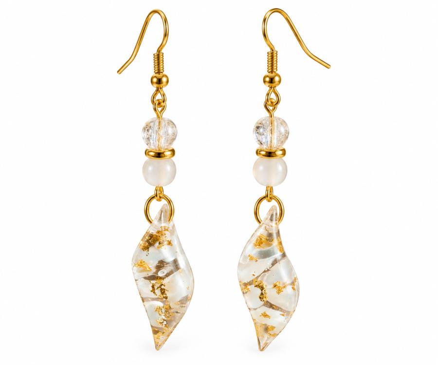 Boucles d’oreilles « Éclats d’Ivoire »