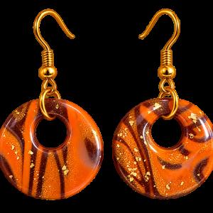 Boucles d’oreilles   pâte polymère et résine UV - photo 5