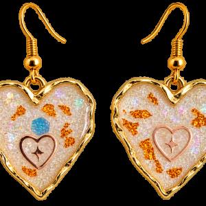 Boucles d’oreilles   « Cœurs Solaires » - photo 1