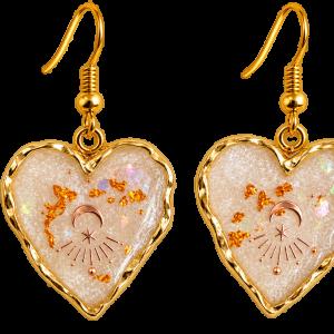 Boucles d’oreilles   « Cœurs Solaires » - photo 2