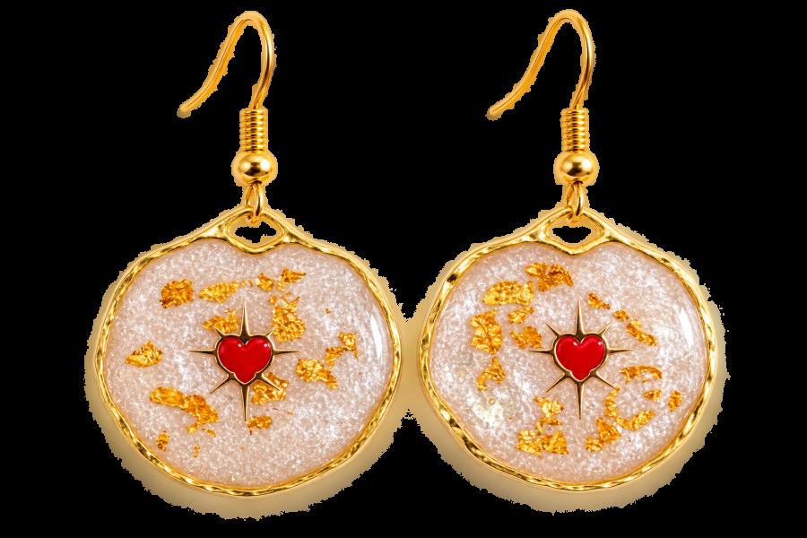 Boucles d’oreilles « Cœur de Passion »