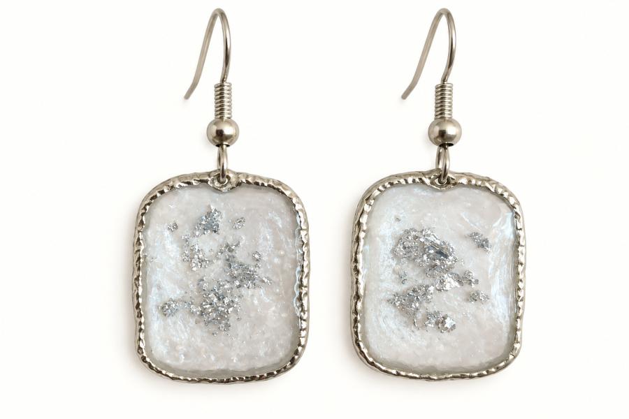 Boucles d’oreilles « Éclats de Givre »