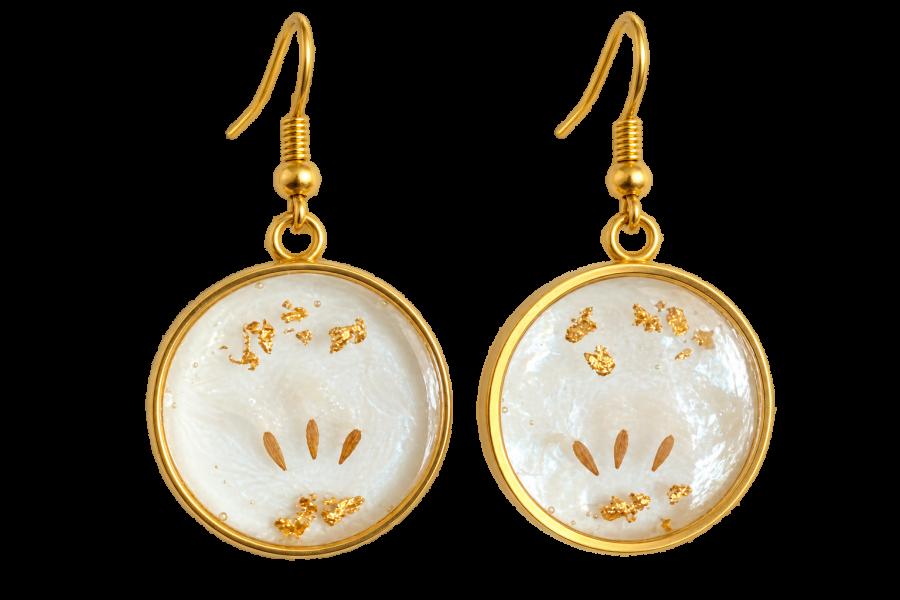 Boucles d’oreilles   « Souffle de Pissenlit »