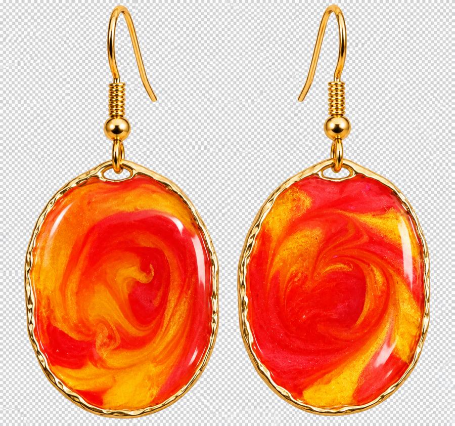 Boucles d’oreilles « Soleil d’ambre » - photo 2