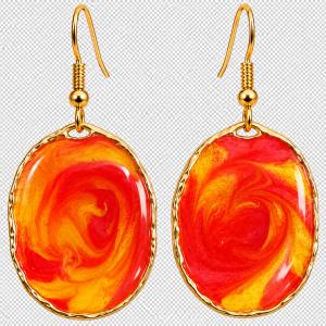 Boucles d’oreilles « Soleil d’ambre » - photo 2