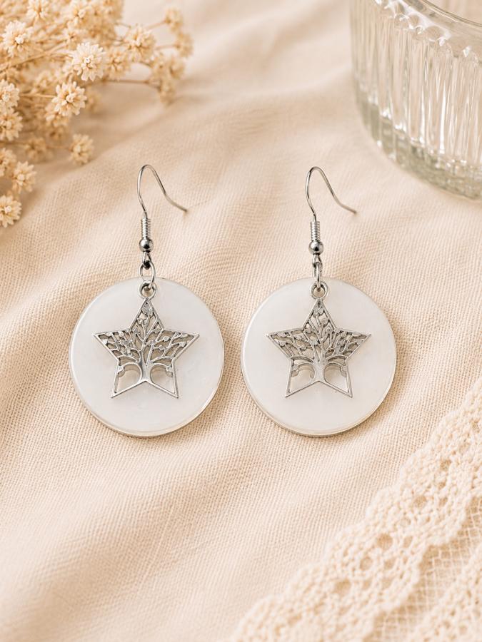 Boucles d’oreilles « Étoile de Vie »