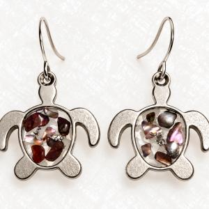 Boucles d’oreilles   « Tortues aux Mille Reflets » - photo 1