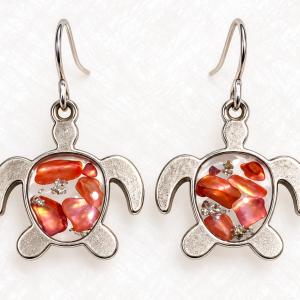 Boucles d’oreilles   « Tortues aux Mille Reflets » - photo 2