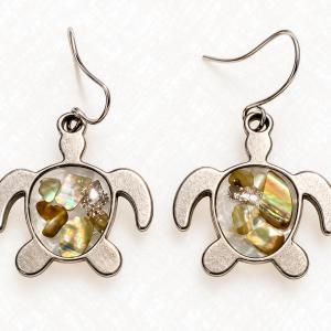 Boucles d’oreilles   « Tortues aux Mille Reflets » - photo 3