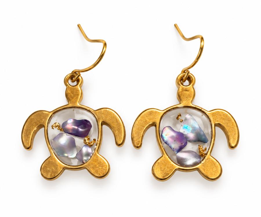 Boucles d’oreilles « Tortues Précieuses » - photo 2
