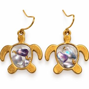 Boucles d’oreilles « Tortues Précieuses » - photo 2