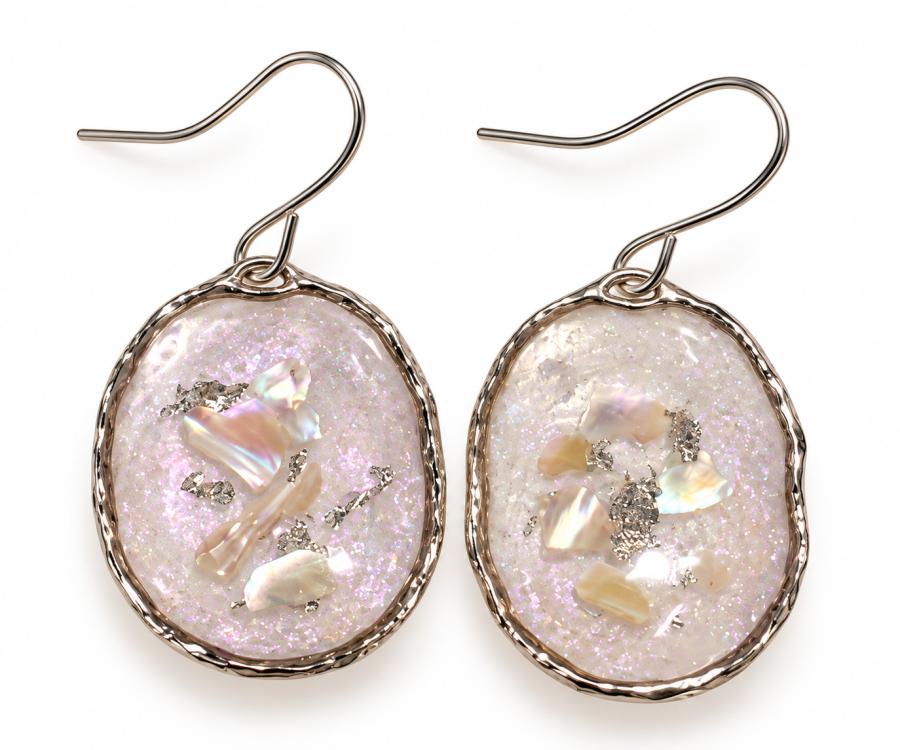 Boucles d’oreilles   « Éclats Nacrés » - photo 2