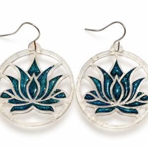 Boucles d’oreilles   « Lotus précieux » - photo 2