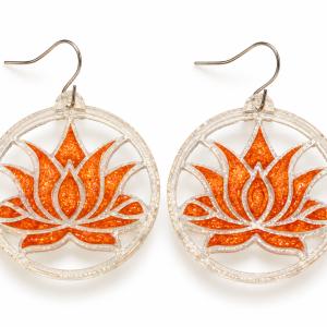 Boucles d’oreilles   « Lotus précieux » - photo 3