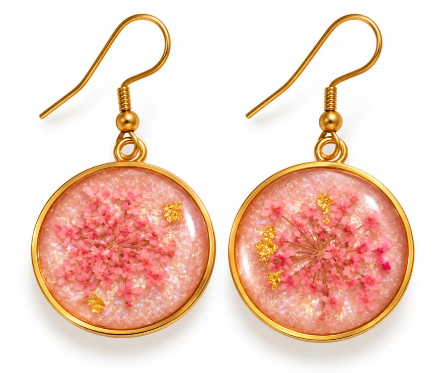 Boucles d’oreilles   « Poésie Végétale » - photo 3