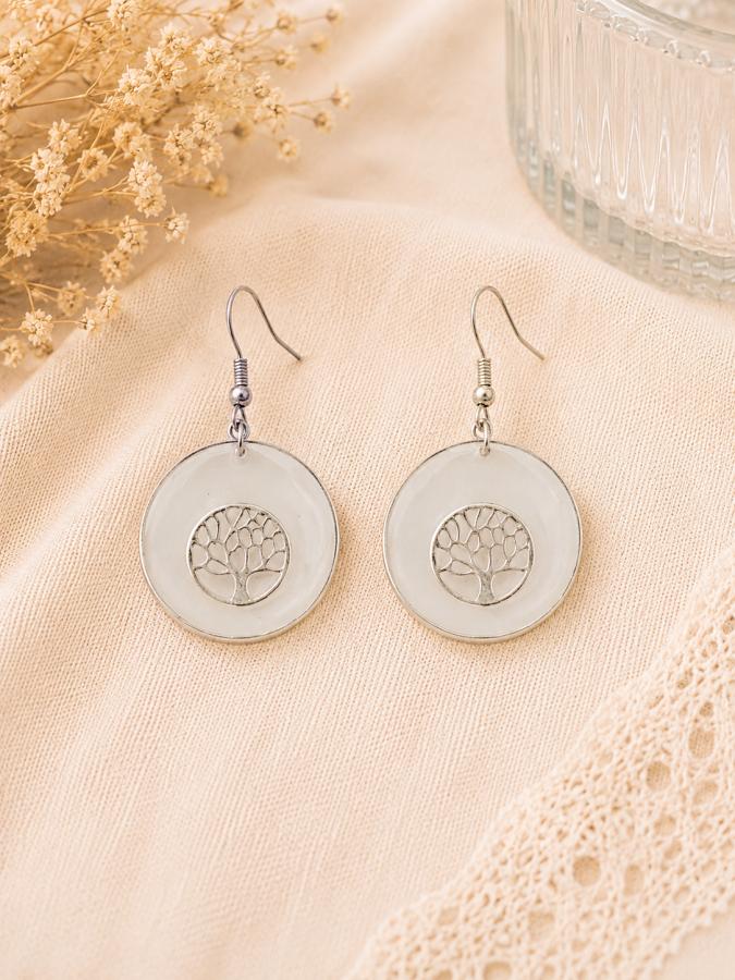 Boucles d’oreilles « Arbre de Lumière »