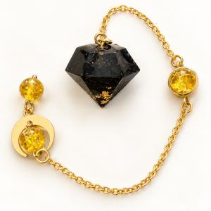 Pendule artisanal « shungite » - photo 1