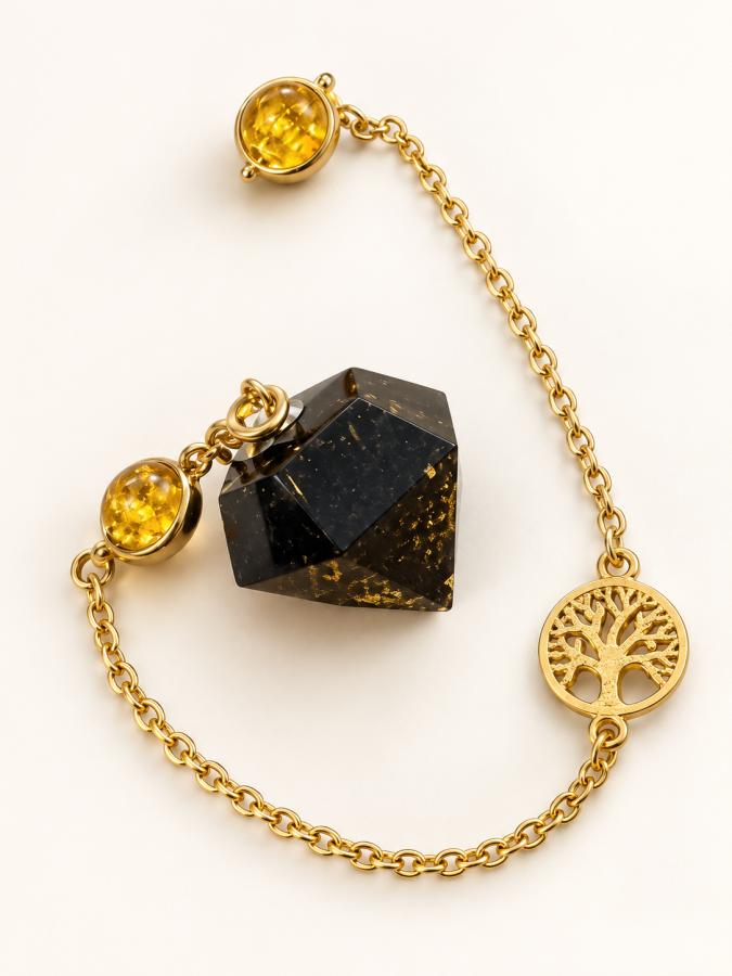 Pendule artisanal « shungite » - photo 2