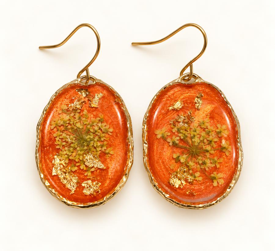 Boucles d’oreilles « Éclat d’Agrumes »