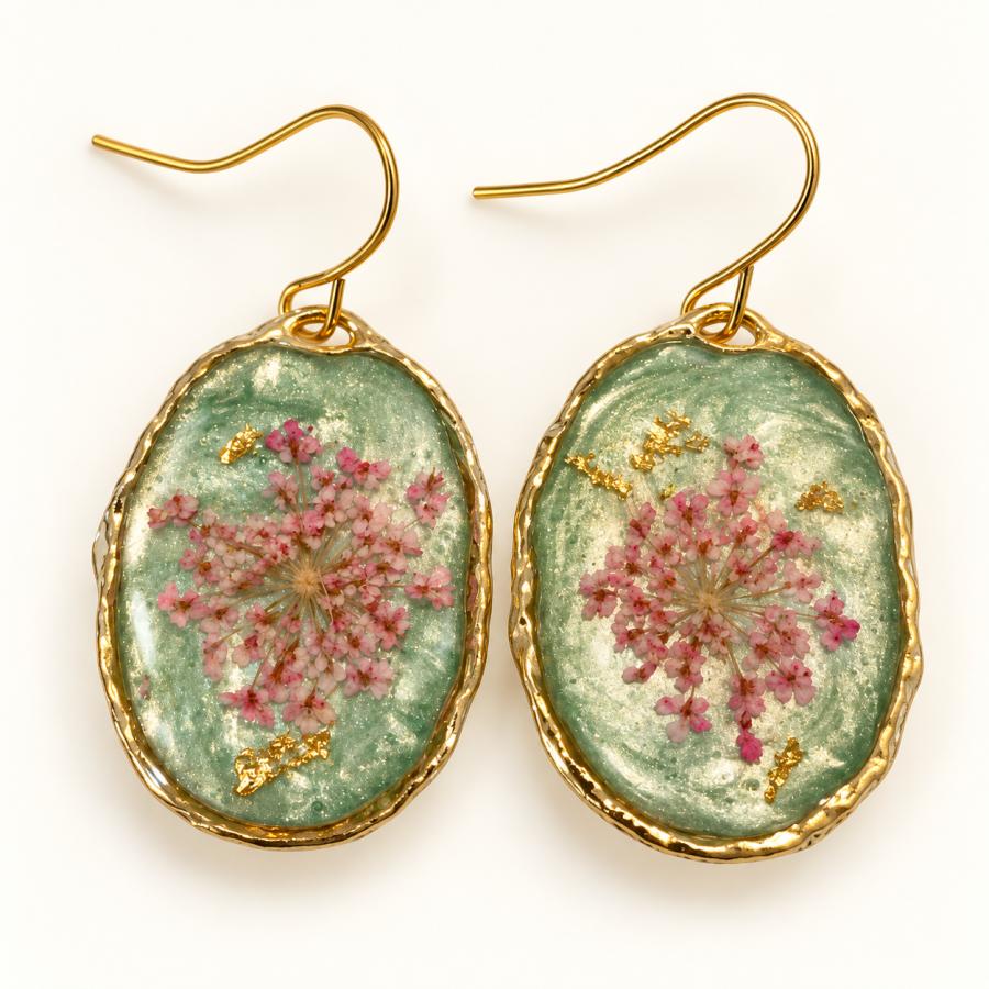 Boucles d’oreilles   « Reflets Floraux » - photo 3