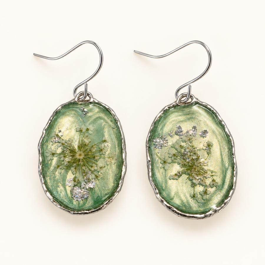 Boucles d’oreilles   « Reflets Floraux » - photo 4