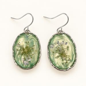 Boucles d’oreilles   « Reflets Floraux » - photo 4