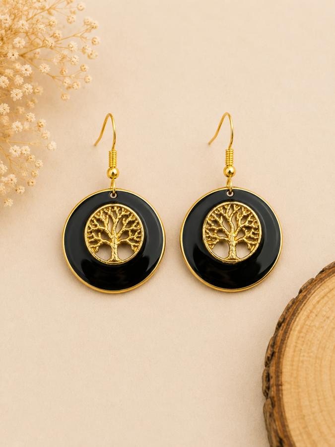 Boucles d’oreilles « Arbre de Vie » Cime d’Or