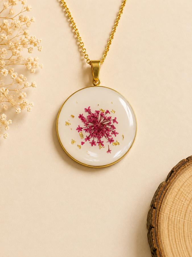 Pendentif « Fleur de Rosée »