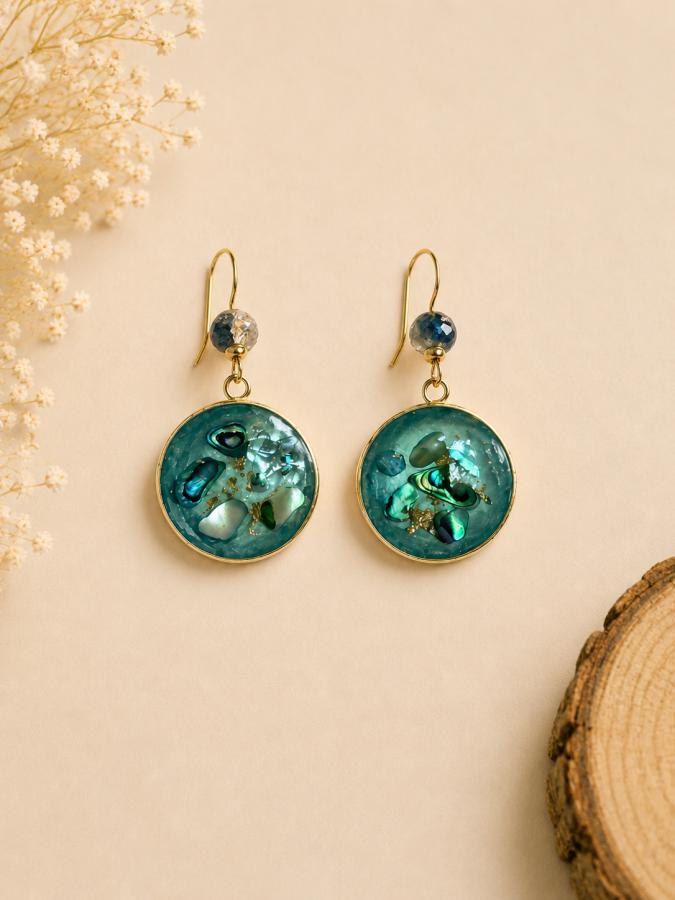 Boucles d’oreilles « Éclat d’Océan »