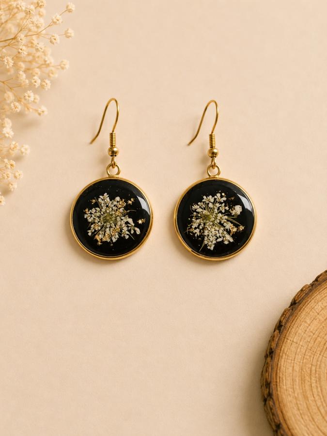 Boucles d’oreilles « Éclat de nuit »