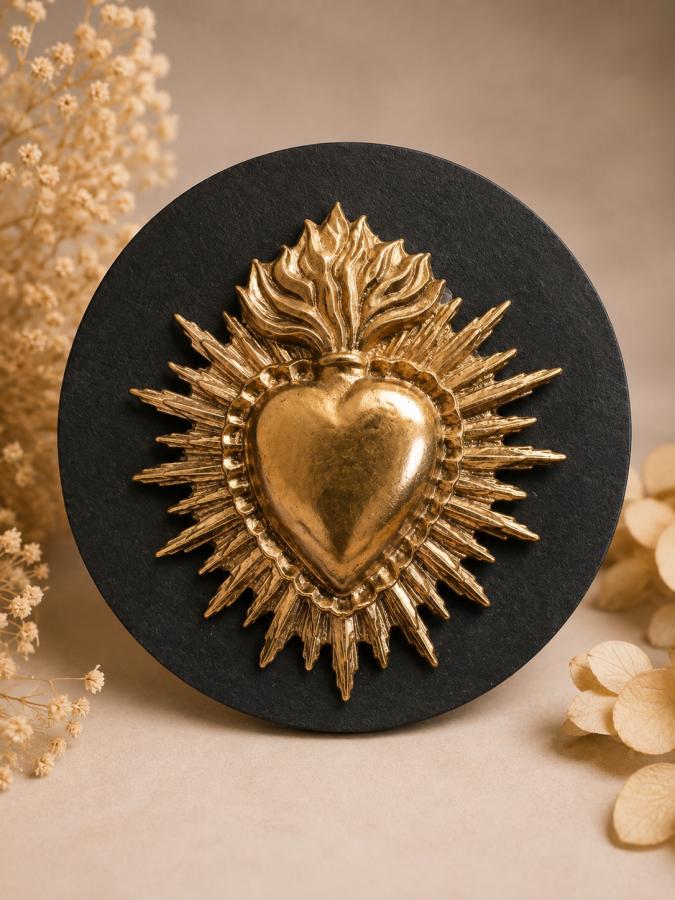 Ex-voto – Cœur sacré - 10 cm
