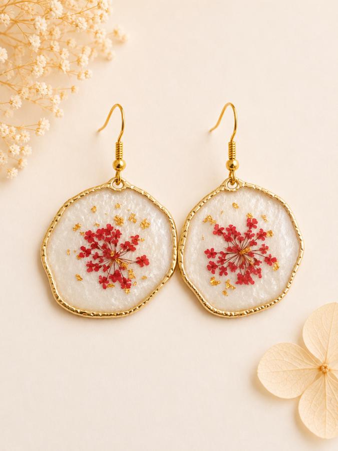 Boucles d’oreilles « Étoile d’Hiver » 