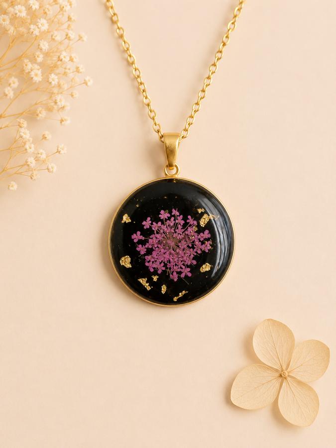 Collier « Fleur de Nuit » 
