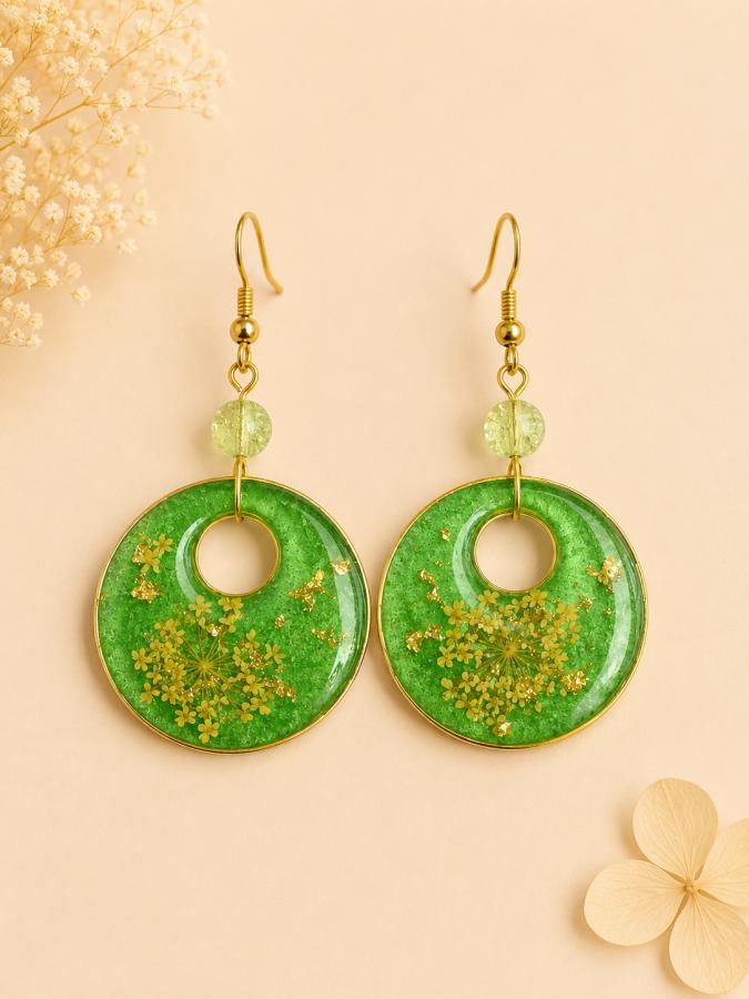 Boucles d’oreilles « Perles des Prés » 