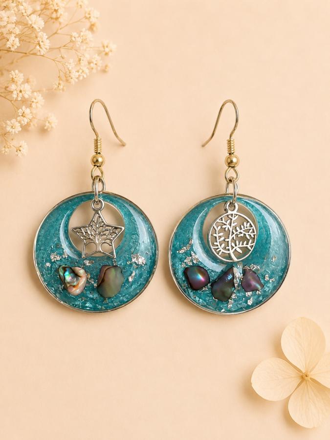 Boucles d’oreilles « Éclat d’Azur » 